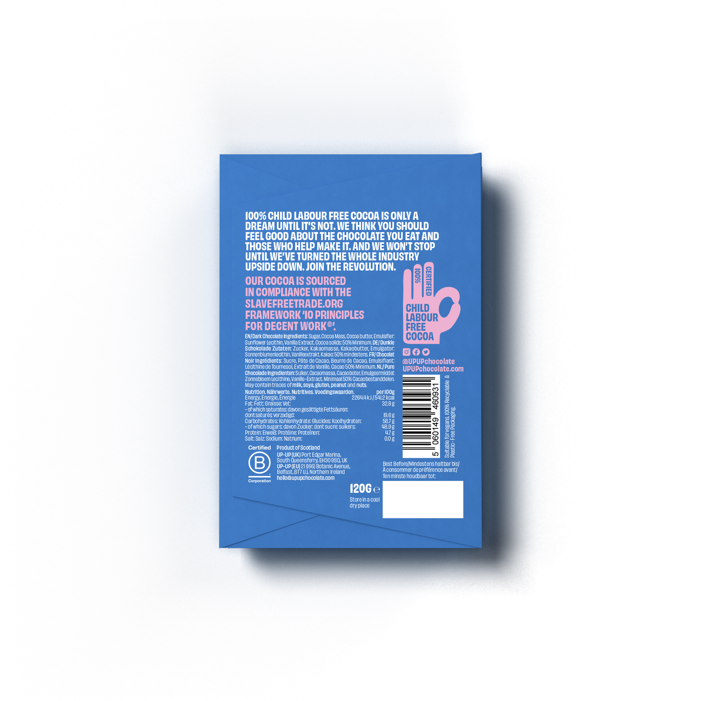 Original Dark Chocolate Bar 120G/4.2OZ