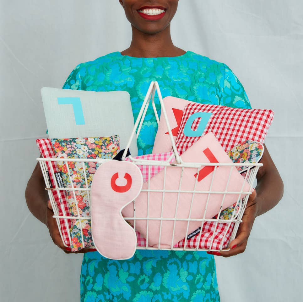 Pink Gingham Hot Water Bottle