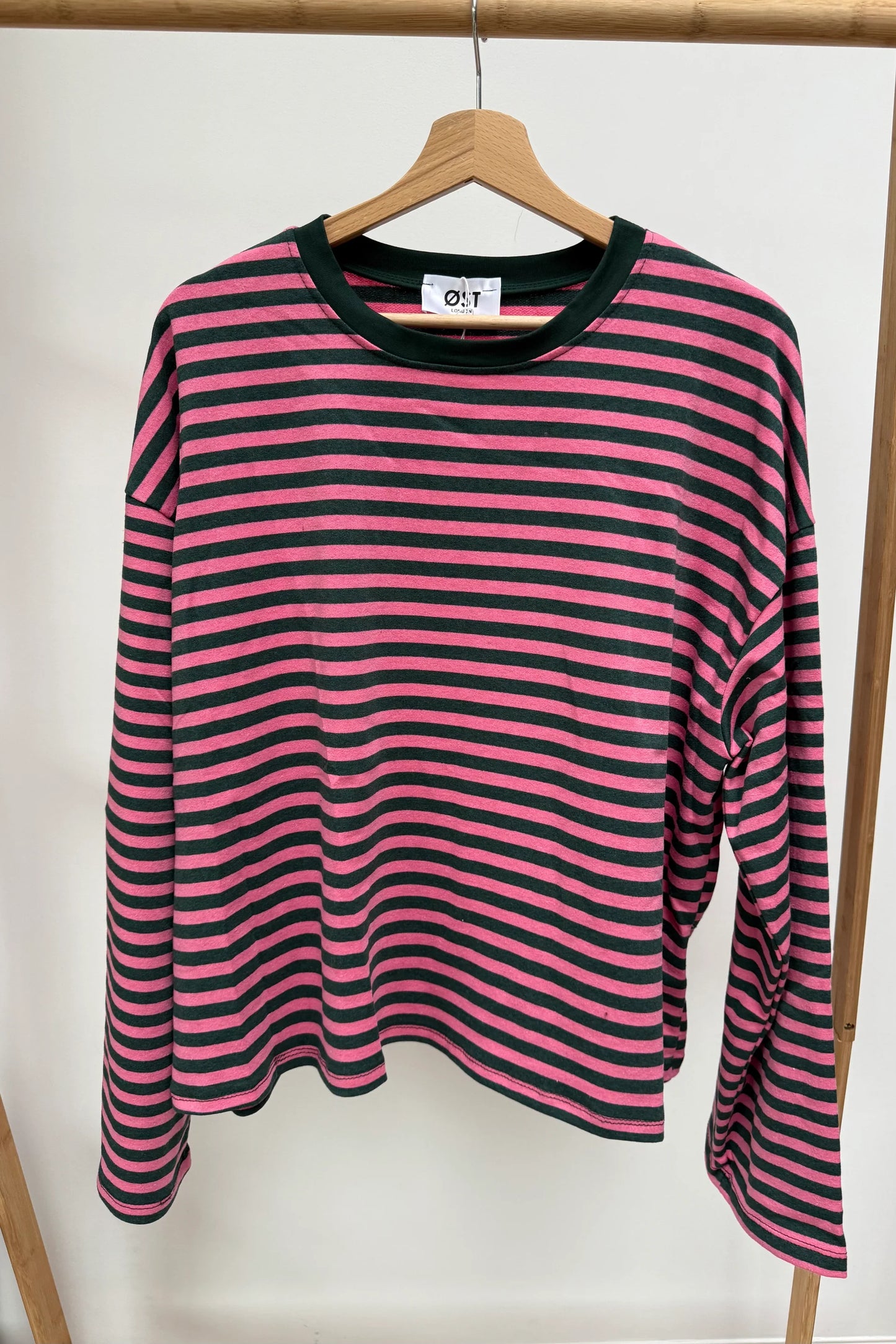 Anna Crewneck Khaki Pink