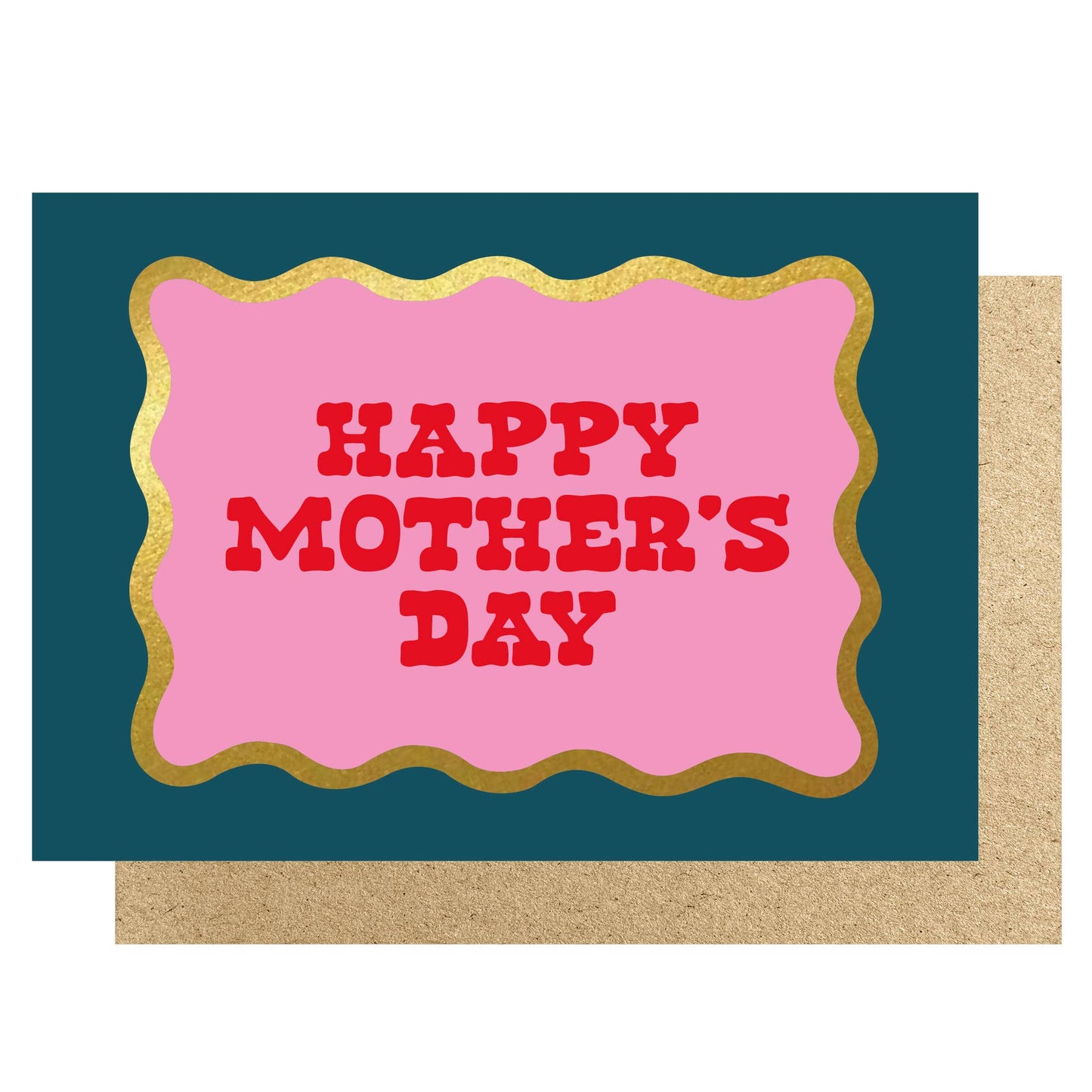 Happy Mother's Day gold foiled card