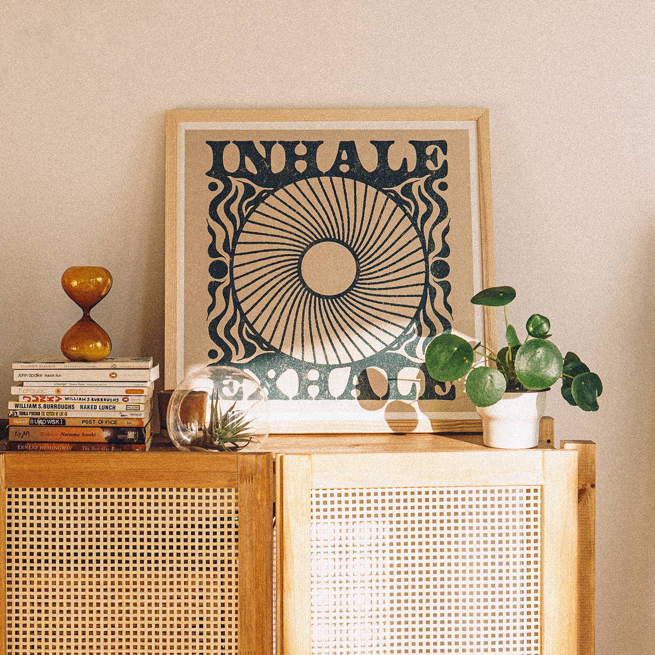 Inhale Exhale Print: 12 x 12 inches