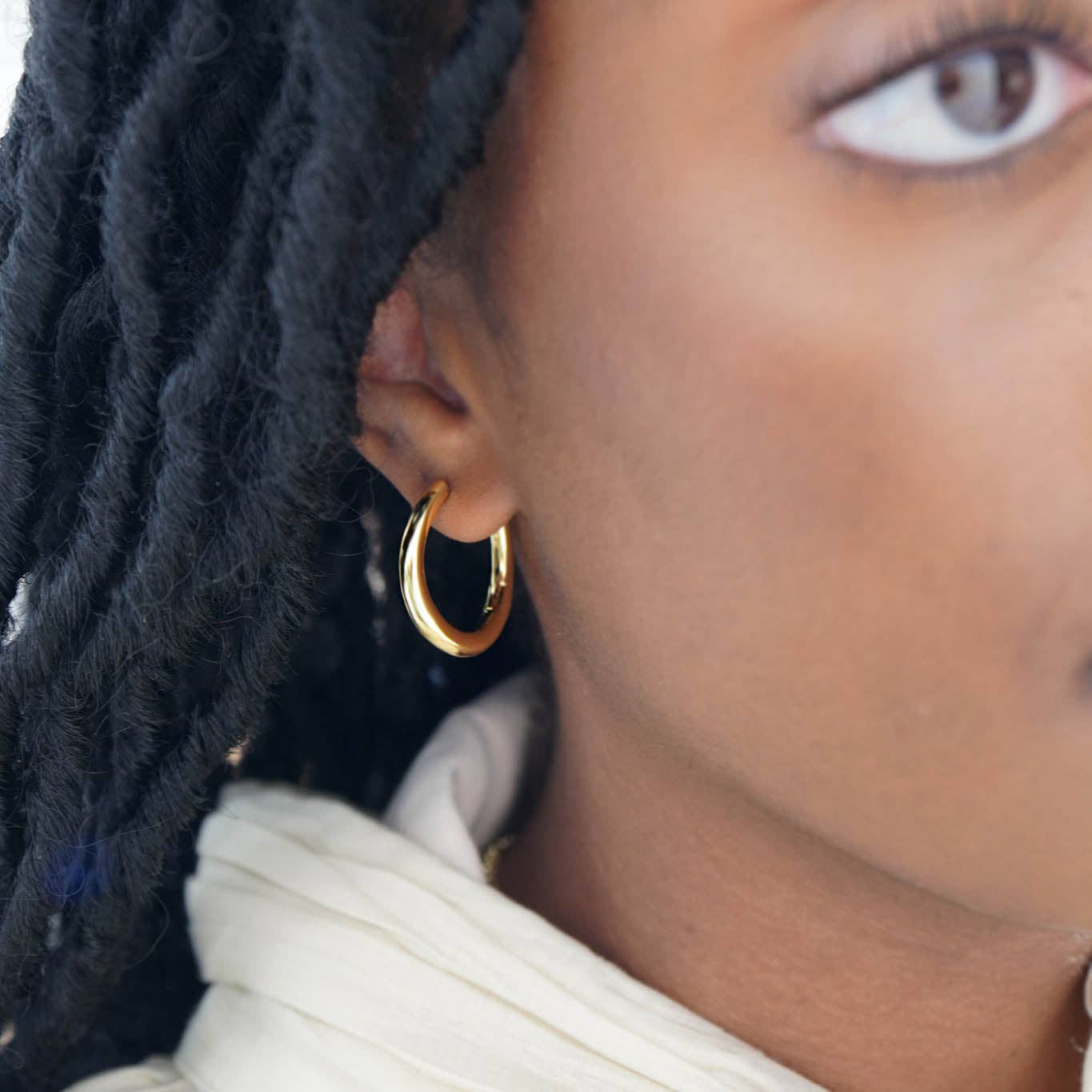 Wobbly Classic Large Hoop Earrings