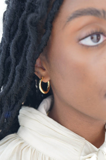 Wobbly Classic Large Hoop Earrings