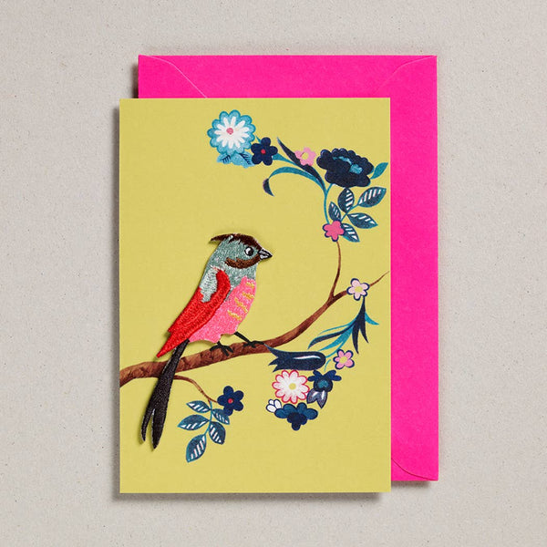 Embroidered Bird Cards - Blank