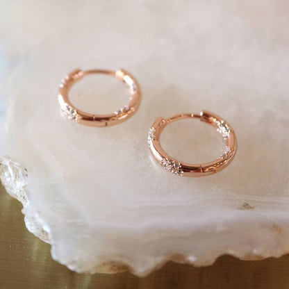 Jewelled Hoop Earrings