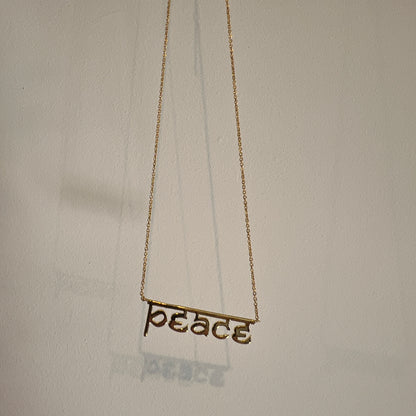 Peace necklace