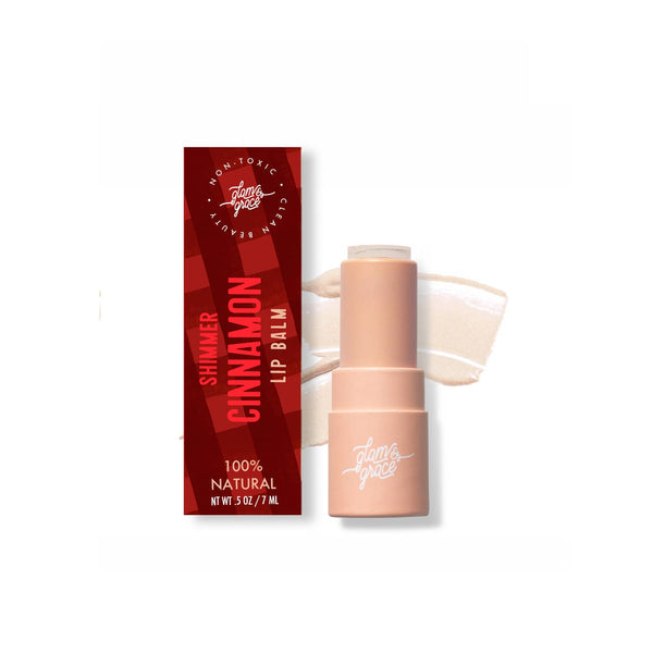 Holiday Shimmer Lip Balm - Cinnamon