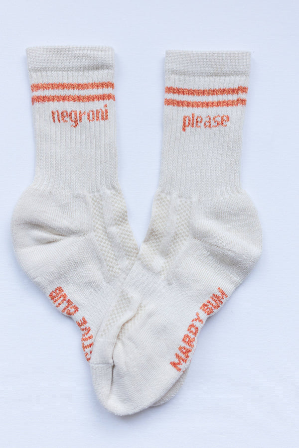 "Negroni Please" MBAC sports socks