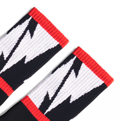 Mike Vallely Lightning Bolt Socks V2 | Black