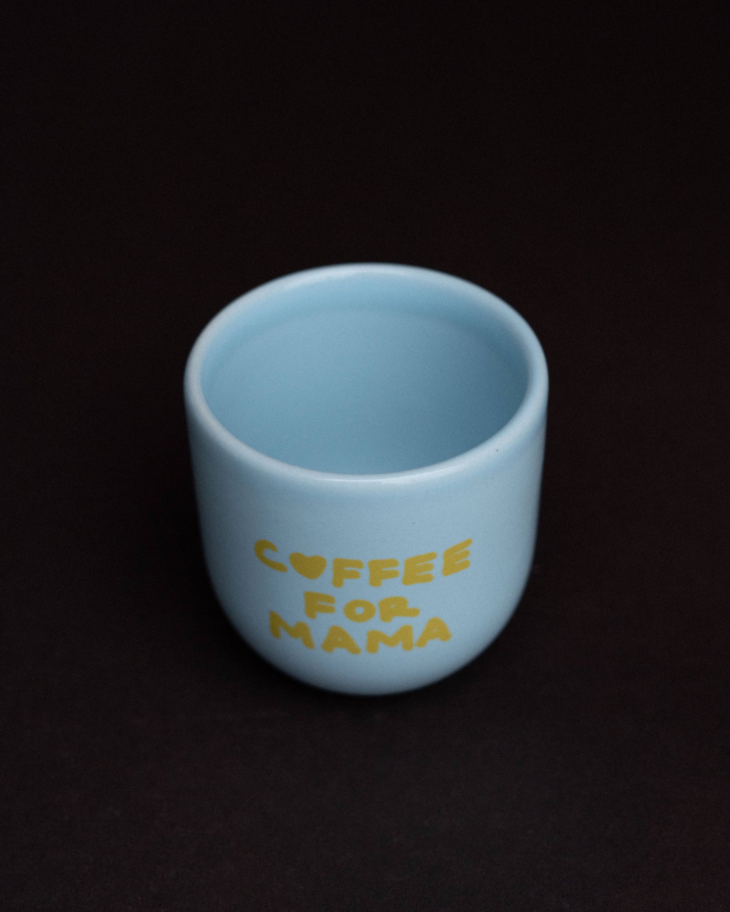Sisi mug, Coffee for mama, blue