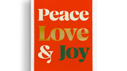 Peace Love and Joy Christmas card Box Set
