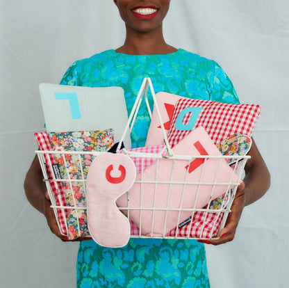 Pink Gingham Hot Water Bottle