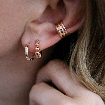 Jewelled Hoop Earrings