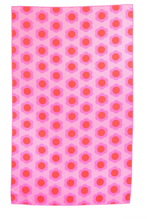 Disco Daisy Pool Towel: Reversible