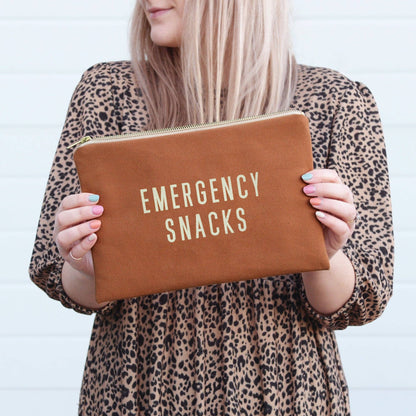 Emergency Snacks - Tan Pouch