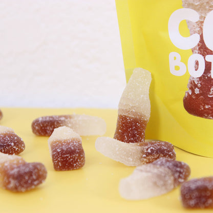 Vegan Fizzy Cola Bottles (Plastic-free) 65g
