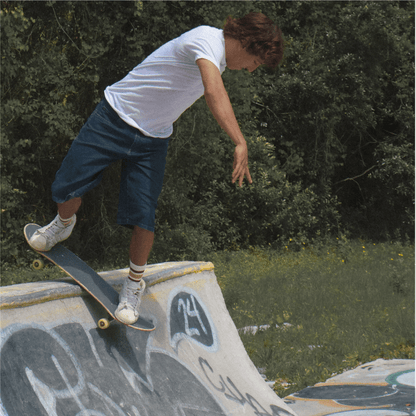 SOCCO Naturals | Cardinal Red & Brass Striped Crew