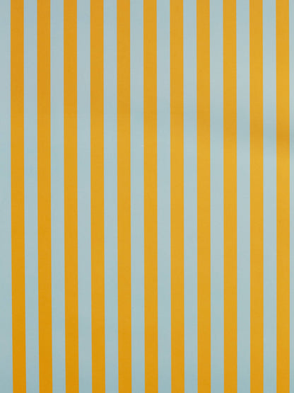 Classic Stripe Gift Wrap Blue & Yellow