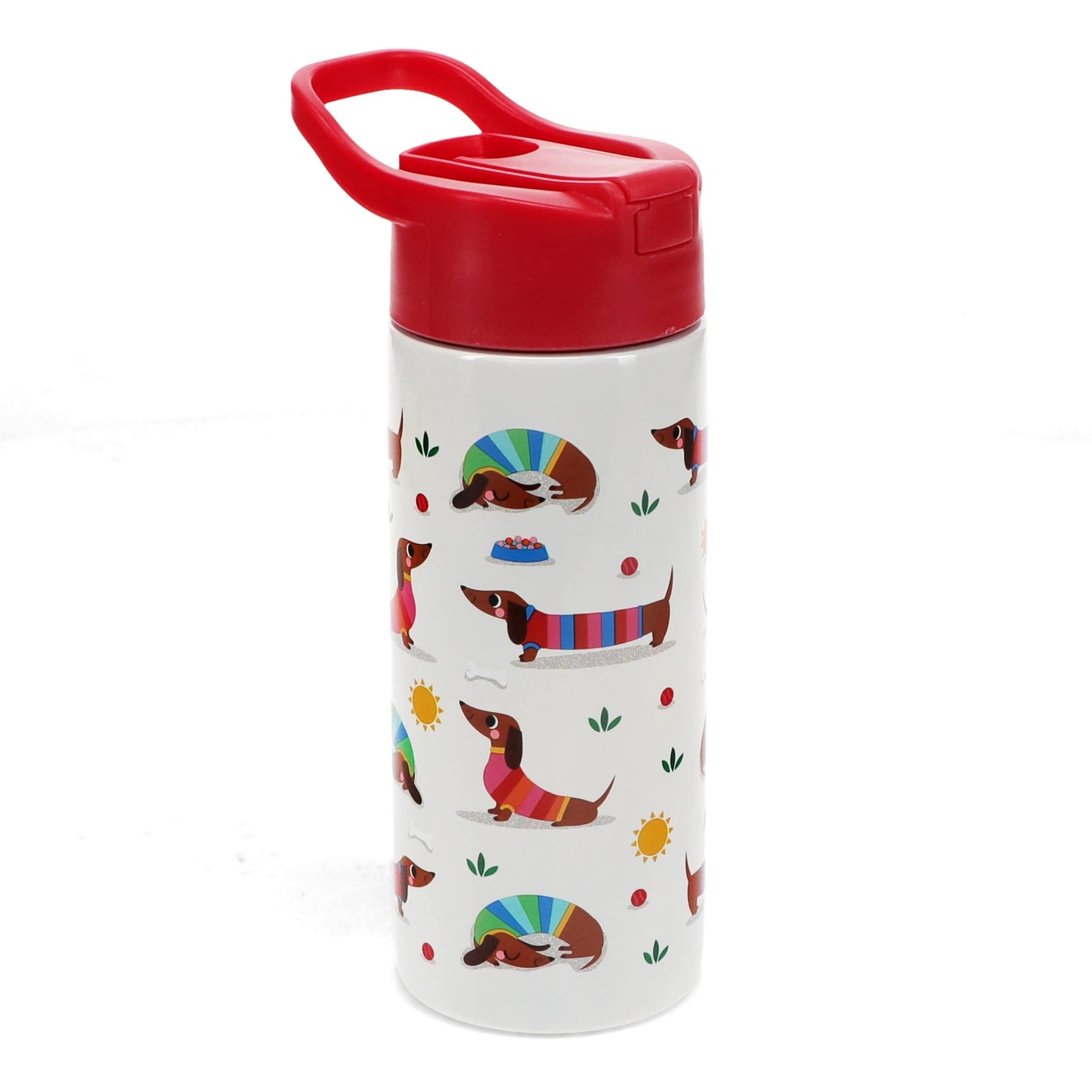 Stainless steel bottle 500ml - Sunny Sausage Dog