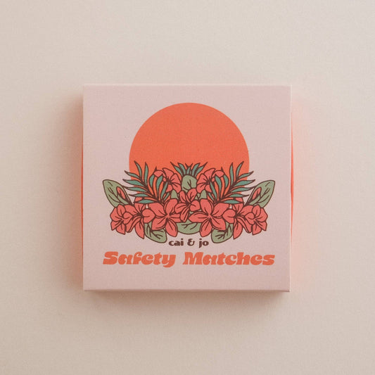 Small Matchbox in Tropical Floral