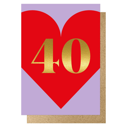 Heart age 40