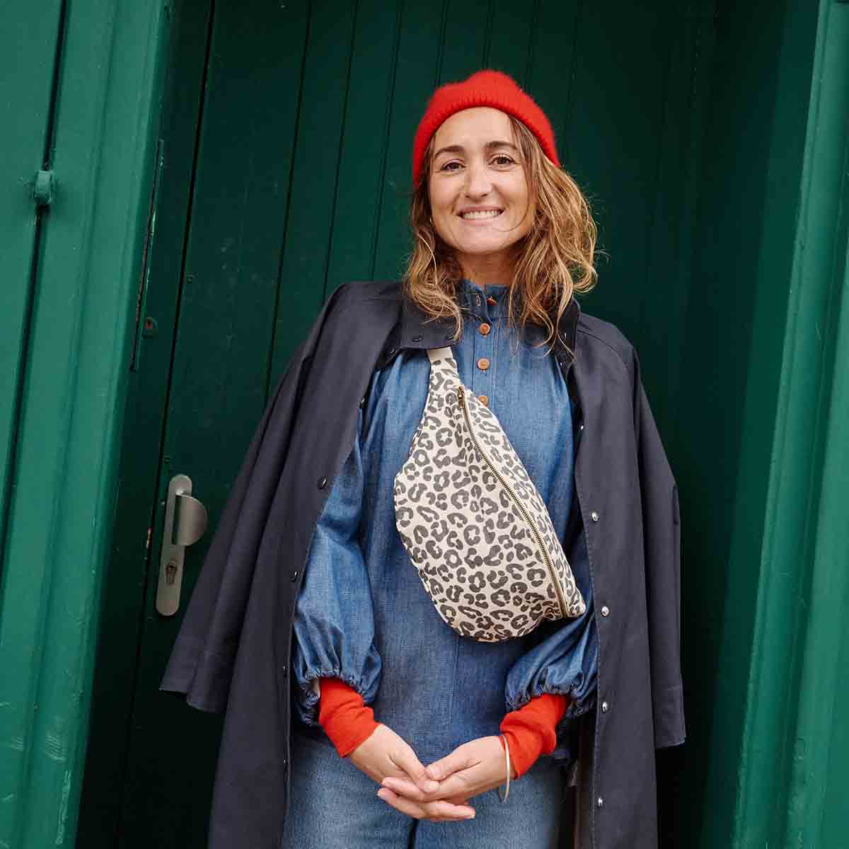 WOMEN BUM BAG GRAOU GREIGE