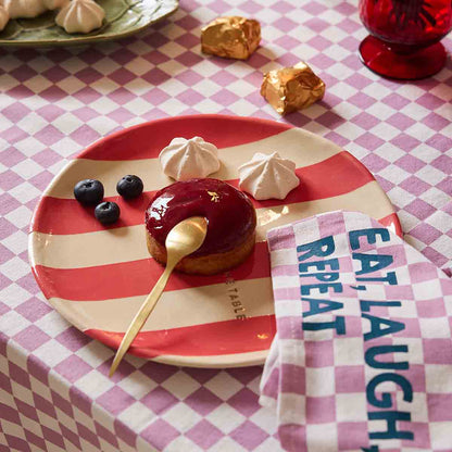 NAPKIN JOSEPHINE STRAWBERRY - EAT, LAUGH, REPEAT