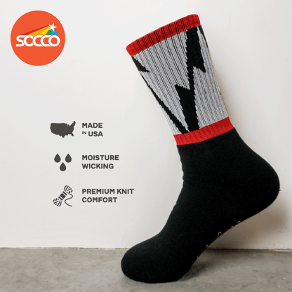 Mike Vallely Lightning Bolt Socks V2 | Black