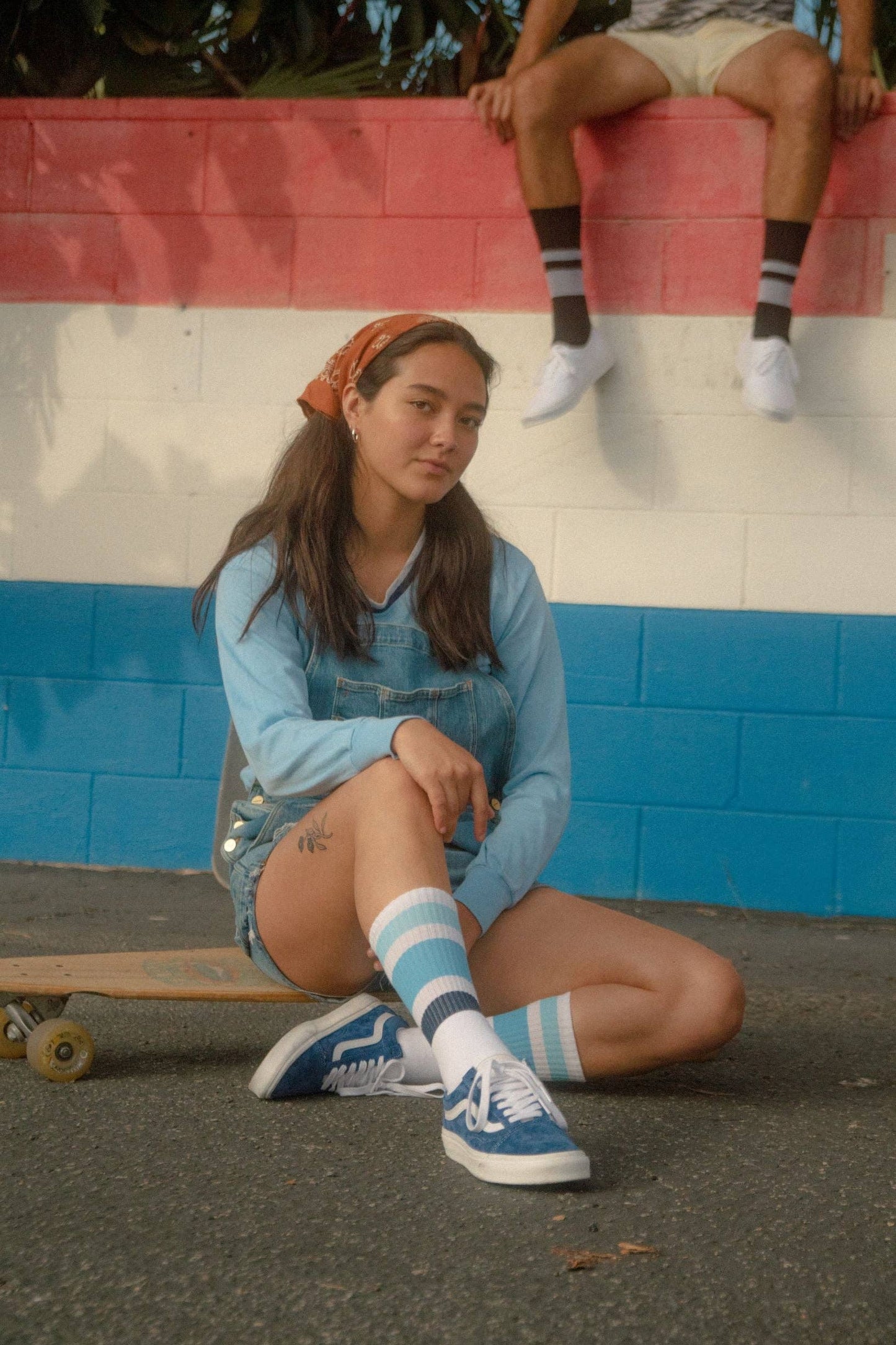 Ocean Blue Shades | White