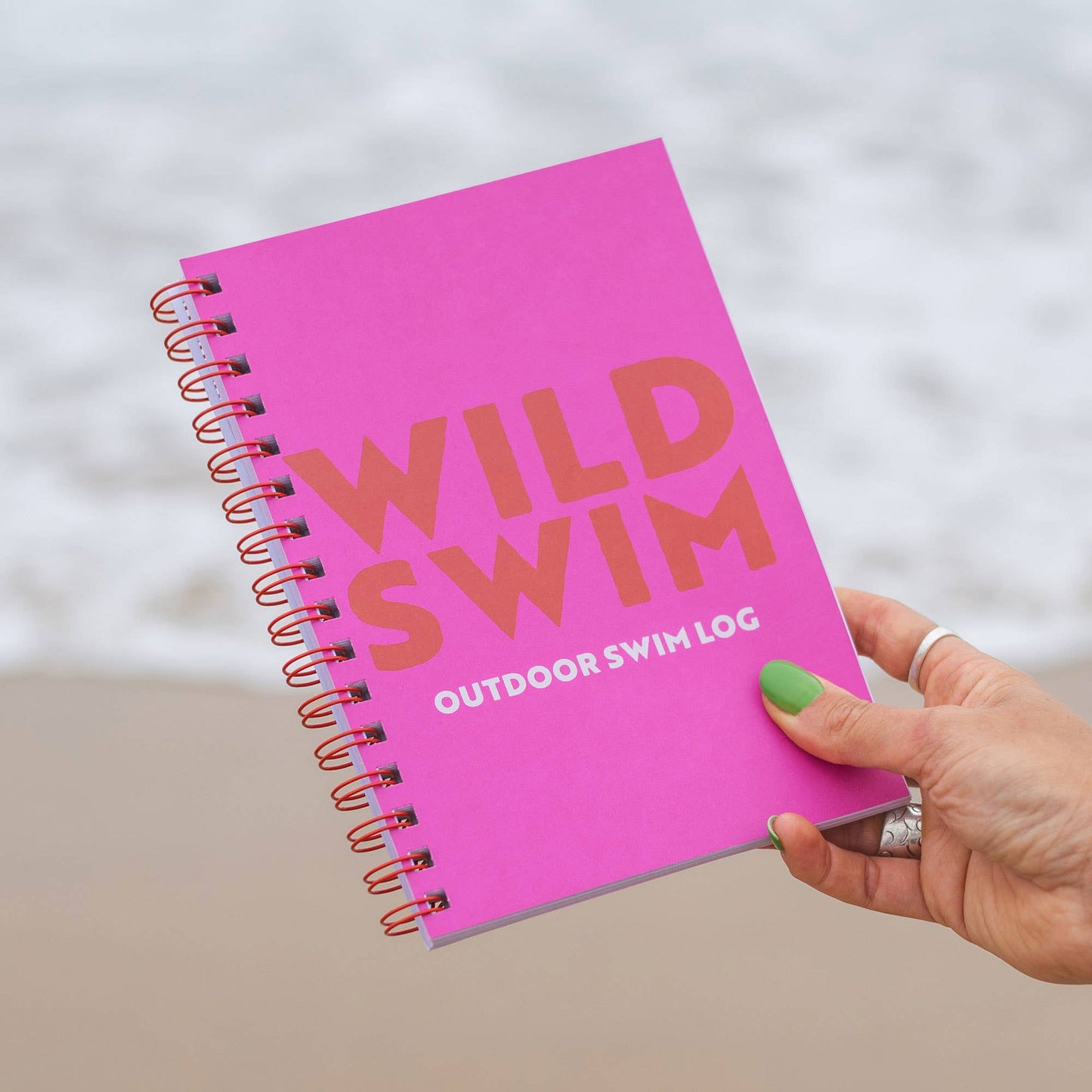 Swim Journal A5 | Pink & Red | Softcover