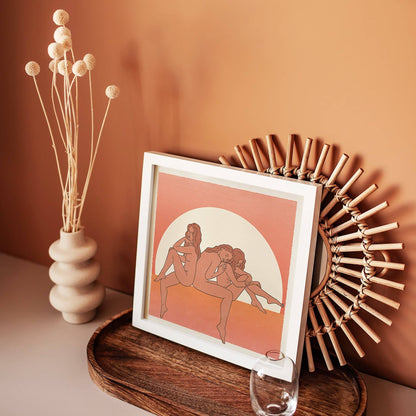 Women Print: 12 x 12 inches