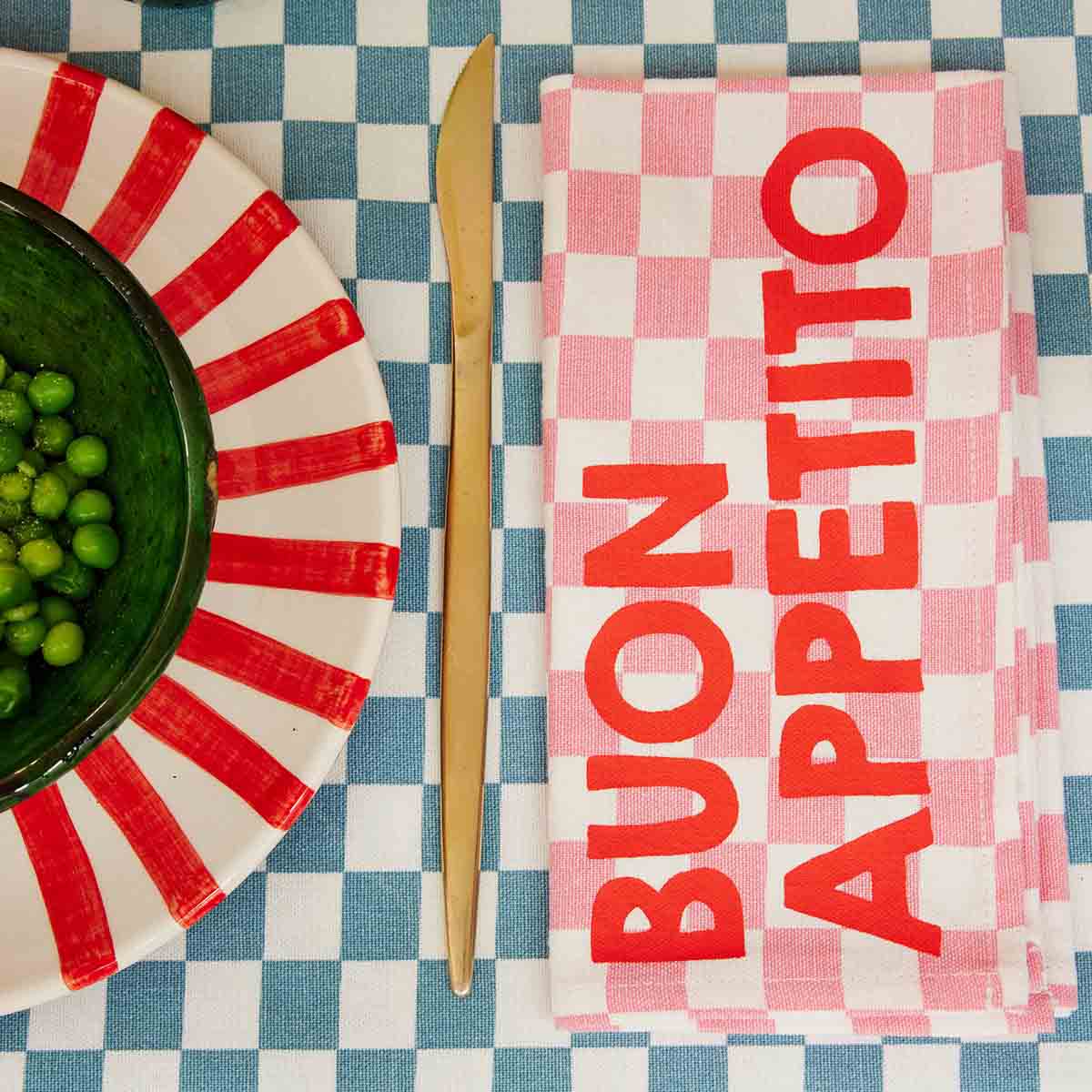 NAPKIN JOSEPHINE STRAWBERRY - BUON APPETITO