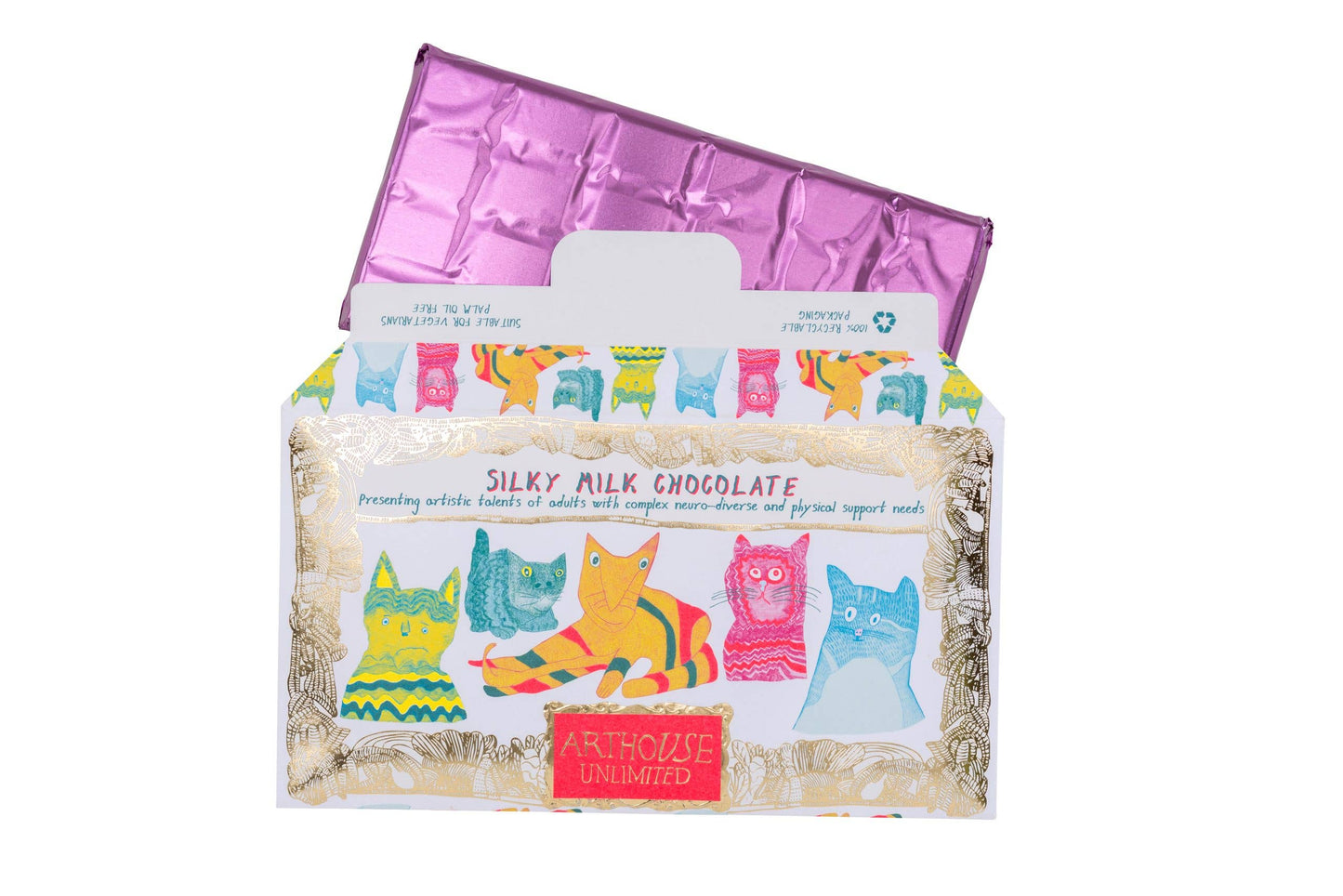 Miaow for Now, Silky Milk Chocolate Bar