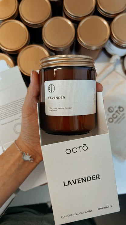 Lavender candle
