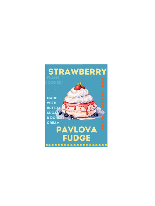 Strawberry Pavlova Flavour Fire Roasted Artisan Fudge