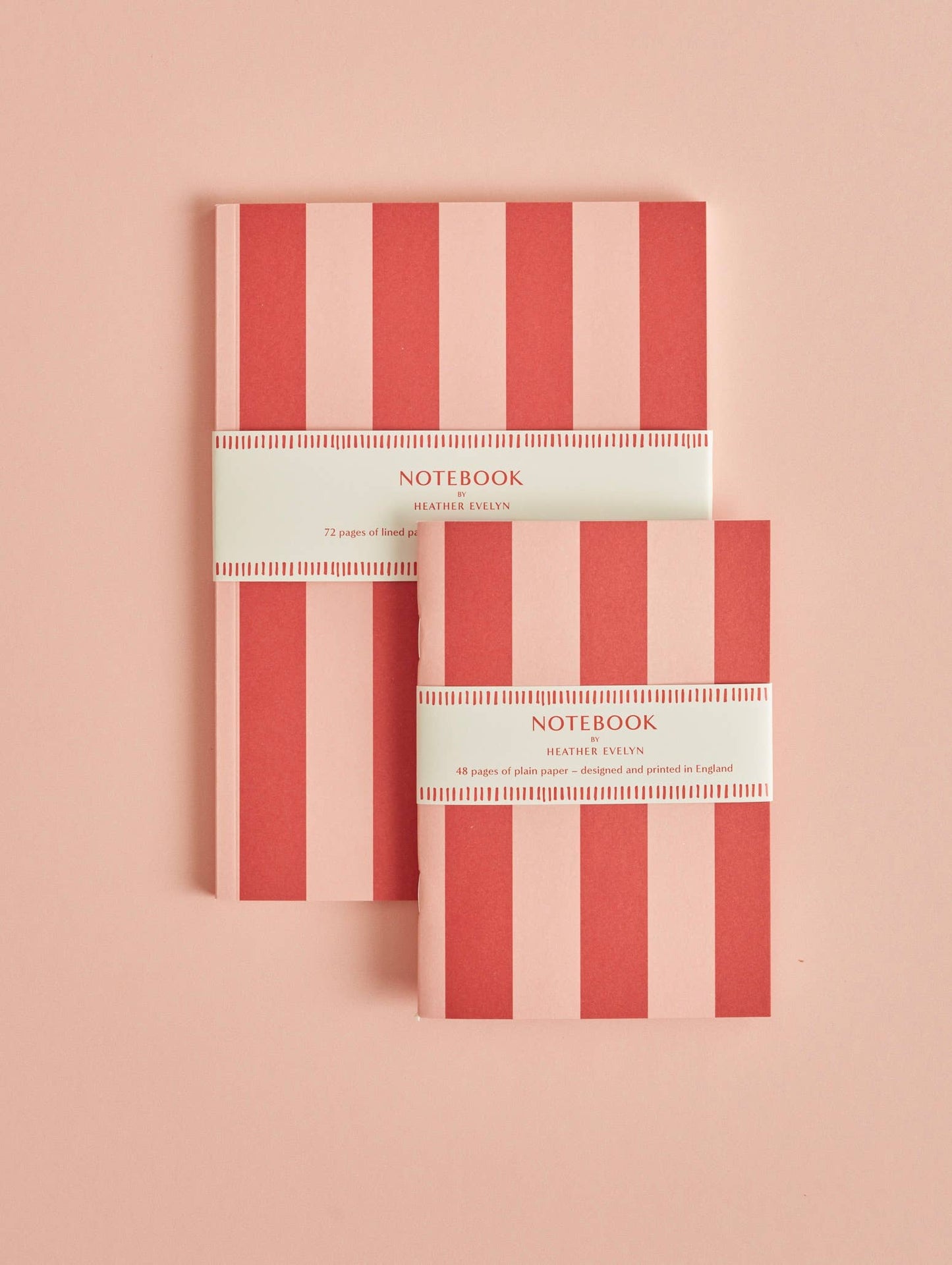 Notebook Classic Stripe Red & Pink