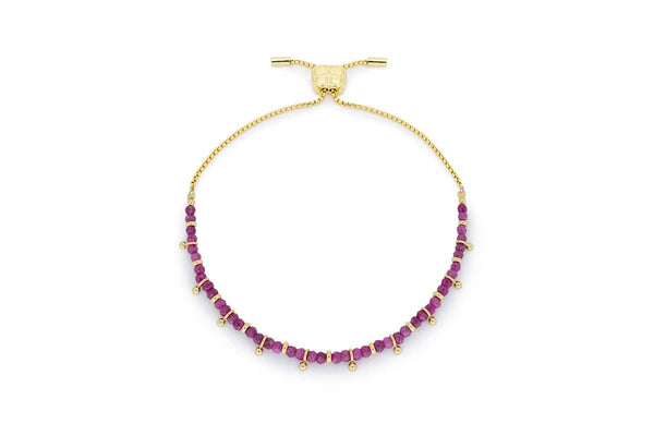 Harmony Ruby Gold Bracelet