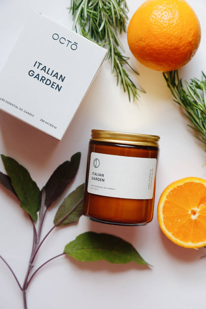 Italian Garden candle (Orange + Rosemary + Sage)