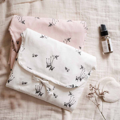 CHARLY NOMAD BABY CHANGING MAT FAWN ECRU