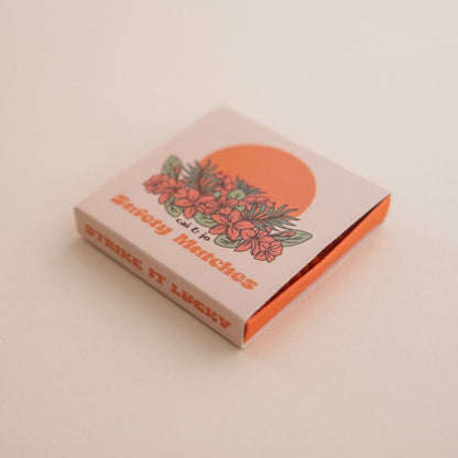 Small Matchbox in Tropical Floral