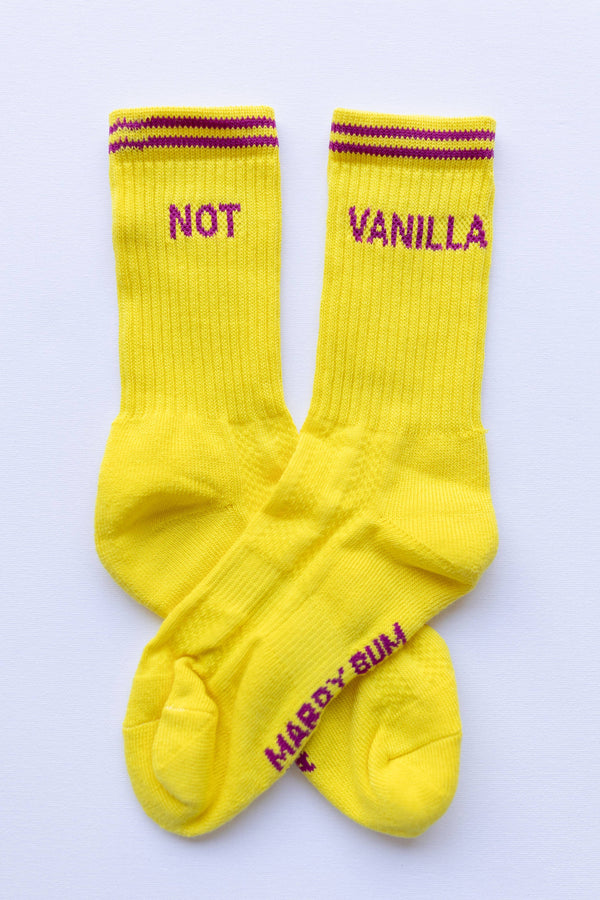 "Not Vanilla" MBAC sports socks
