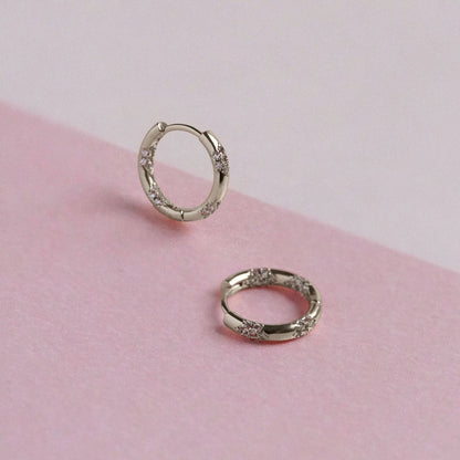 Jewelled Hoop Earrings