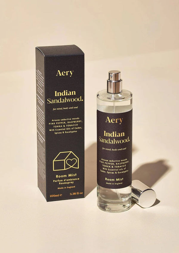 Aery Indian Sandalwood Room Mist - Pepper, Raspberry & Tonka