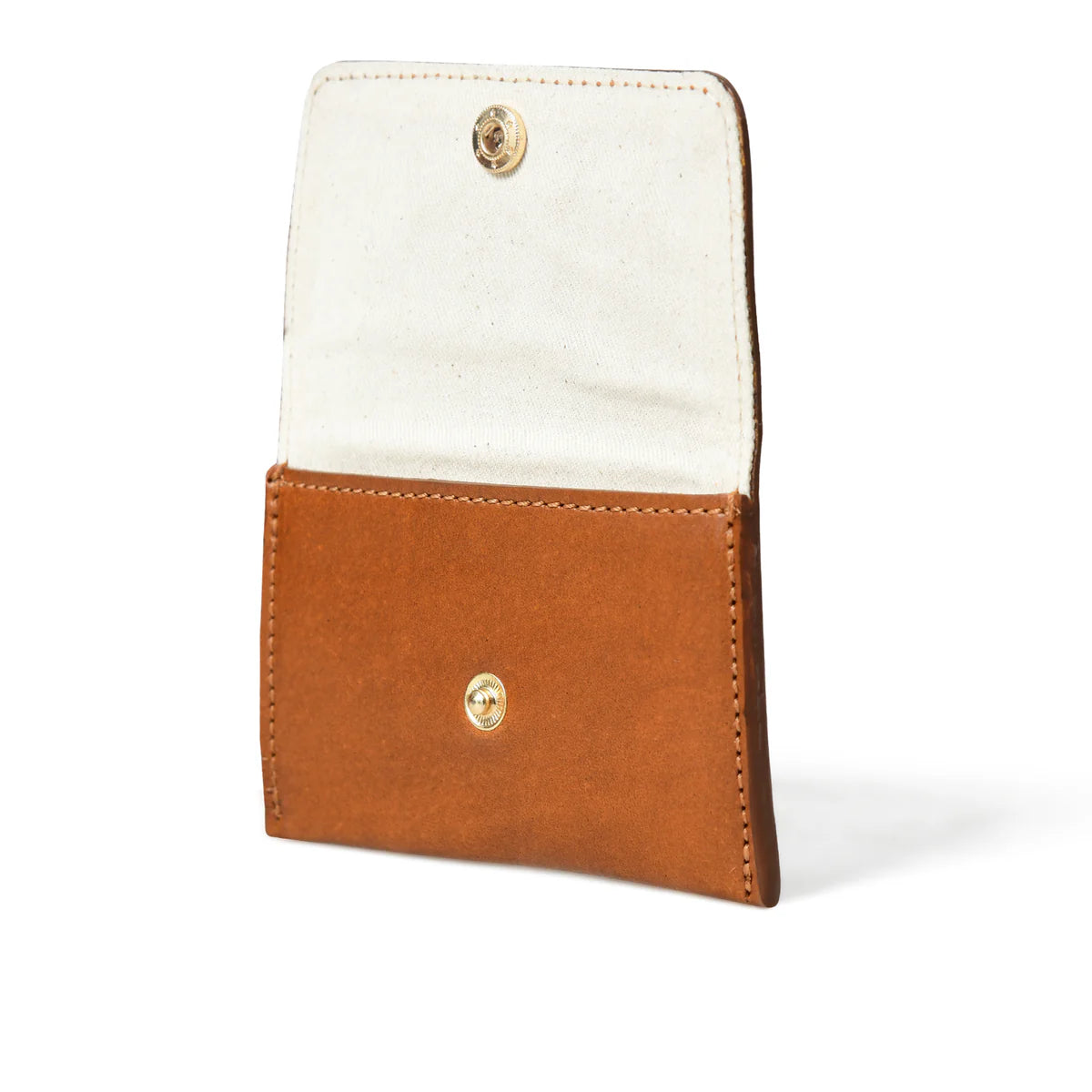 ELLIE Popper Card Holder Leather Purse