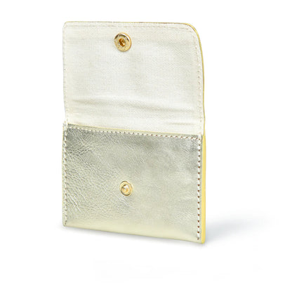ELLIE Popper Card Holder Leather Purse