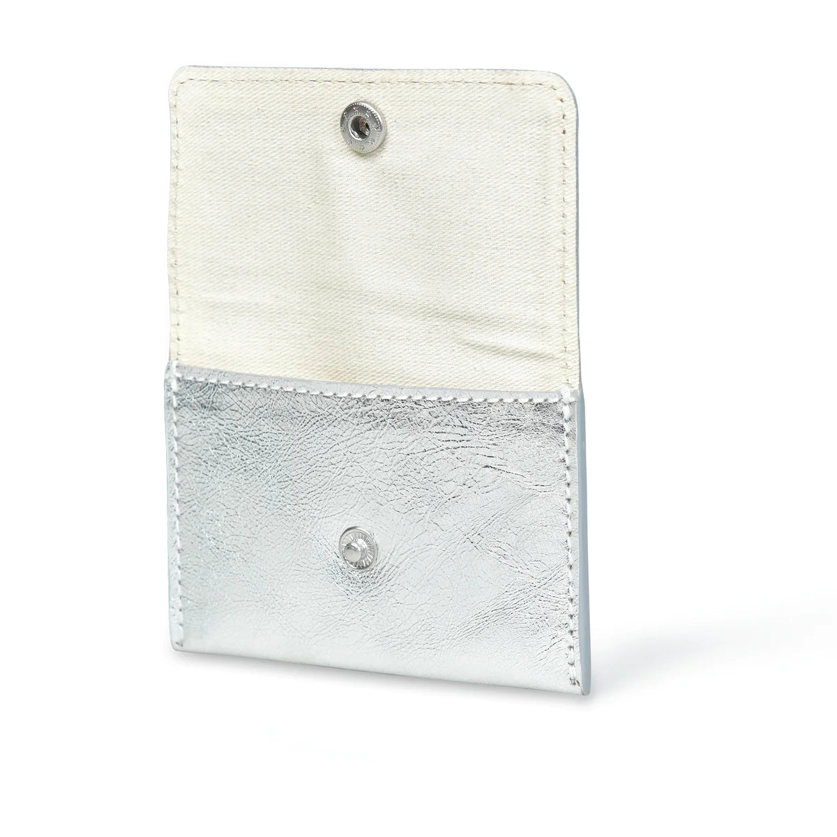 ELLIE Popper Card Holder Leather Purse