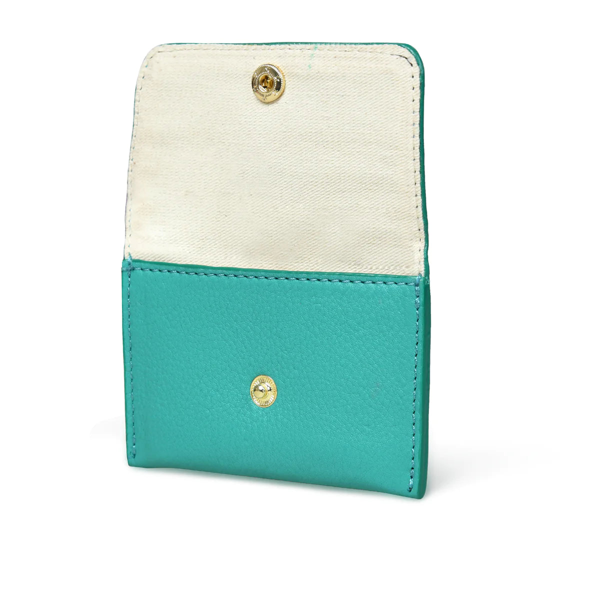 ELLIE Popper Card Holder Leather Purse