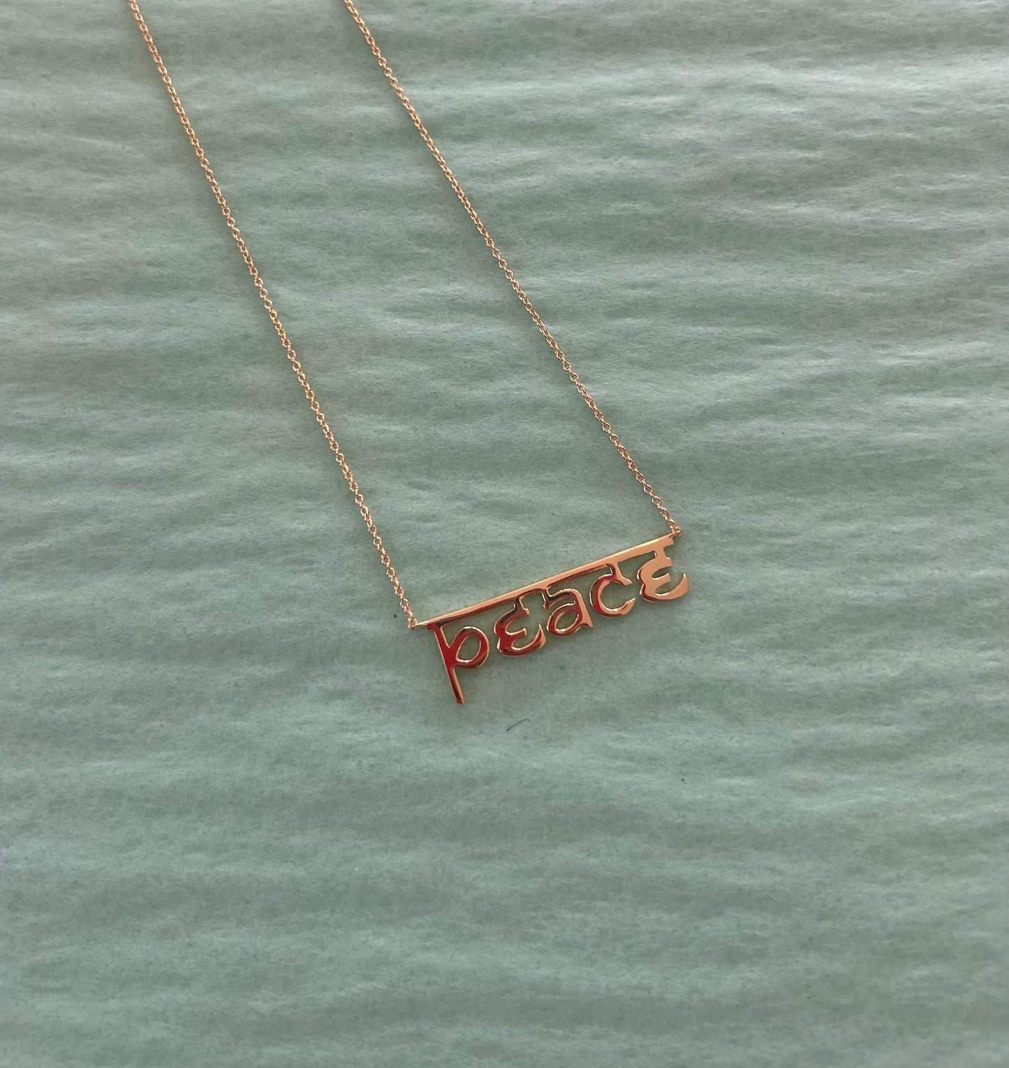 Peace necklace