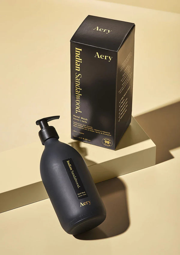 Aery Indian Sandalwood Hand Wash - Pepper, Raspberry & Tonka