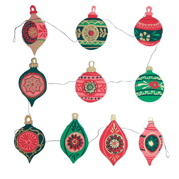 Baubles  Sewn Garland